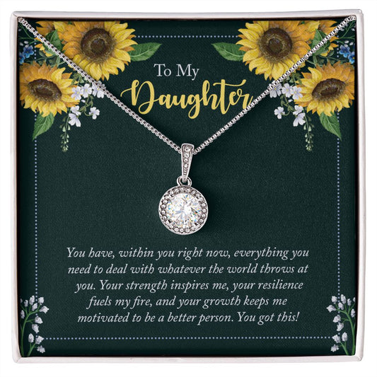 Eternal Heart Necklace for Daughter Everything you need